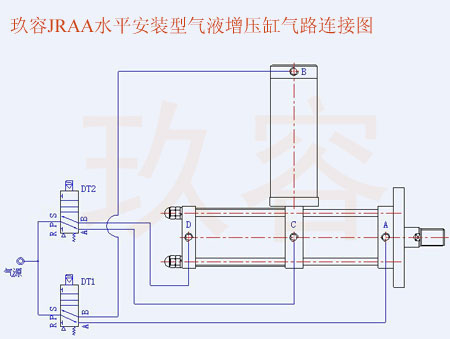 JRAA水平安裝型91抖音下载入口缸氣路連接圖