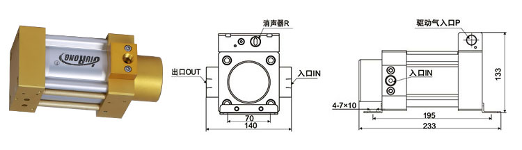 單驅動頭單作用91抖音下载入口泵外形尺寸圖